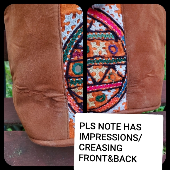 Boho Artisan Embroidered boho Hippie handmade bag Patchwork banjara ethnic zari - Picture 8 of 16